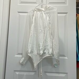 Women’s White Dress Shirt - Size Large - NWT Abercrombie